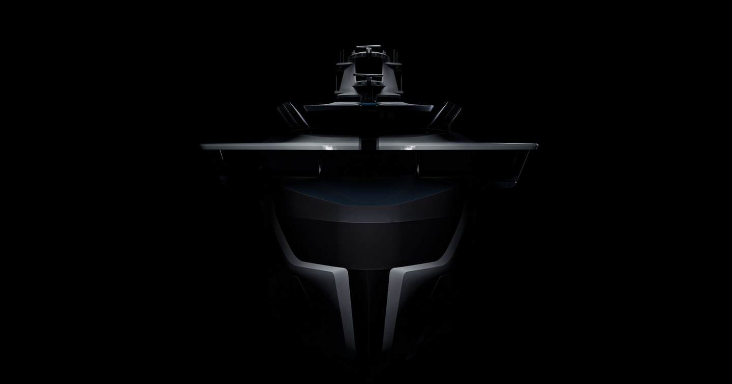 Sketch of Oceanco Y727 superyacht 