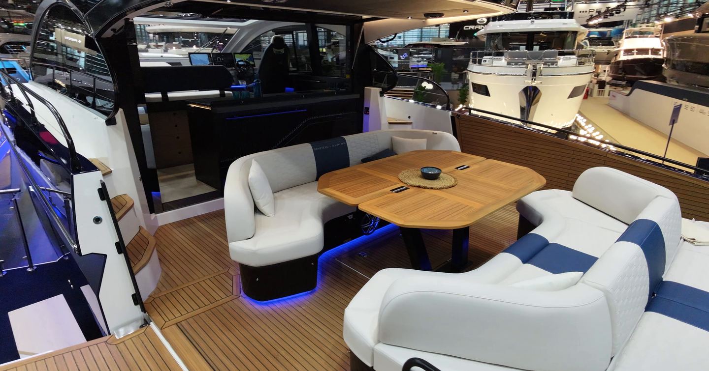 The table flips both ways to save space