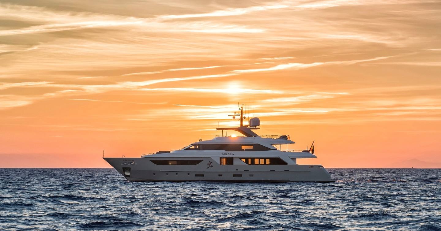 Flybridge yacht profile