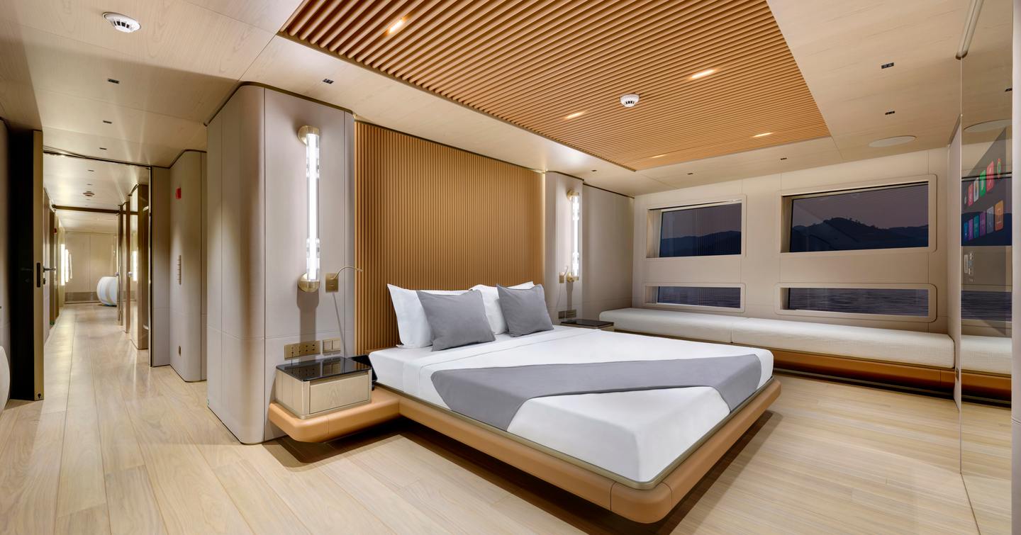 Alia Superyacht Ximena master cabin 