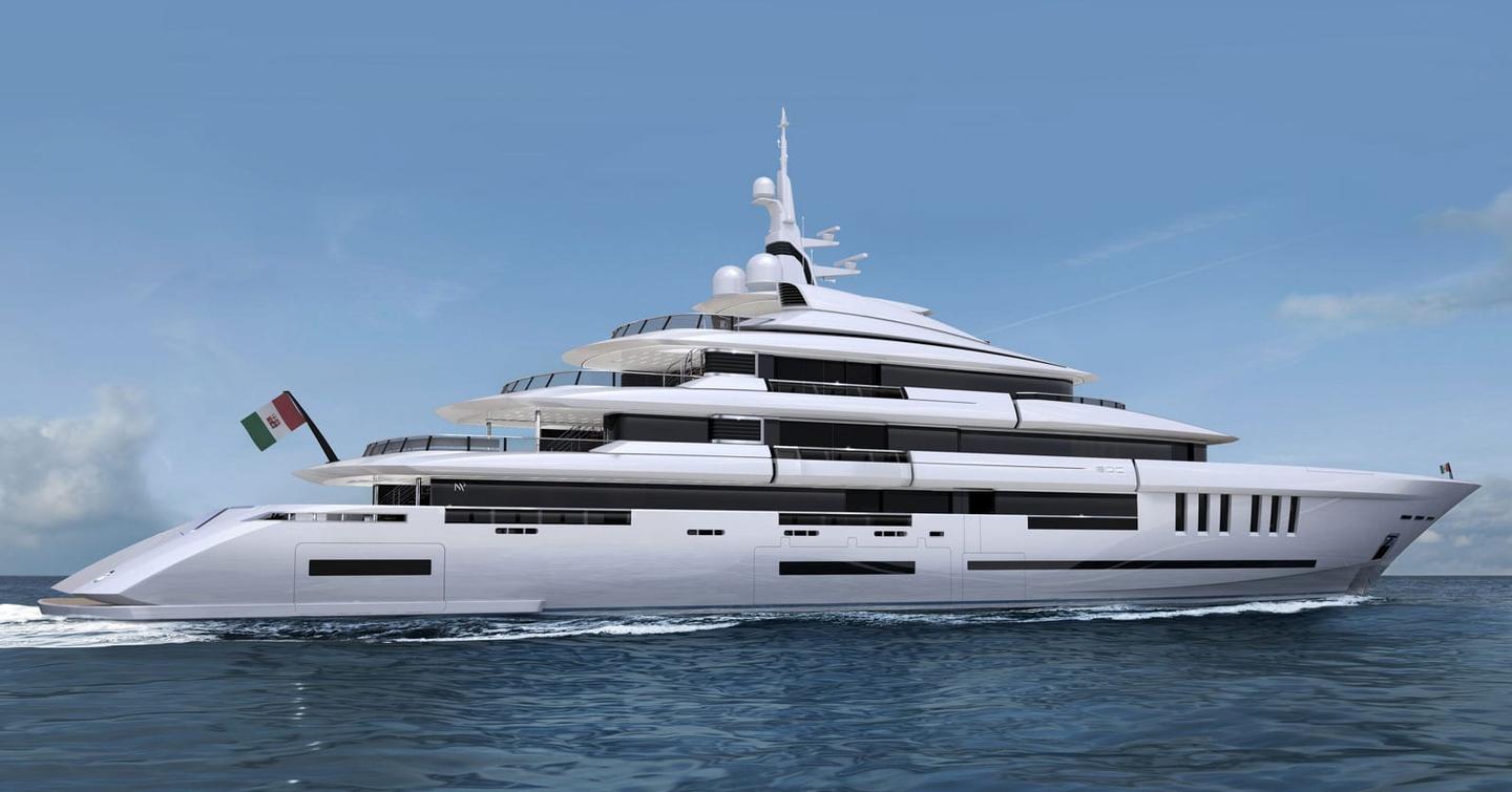 CGI of ISA Continental 80 on water