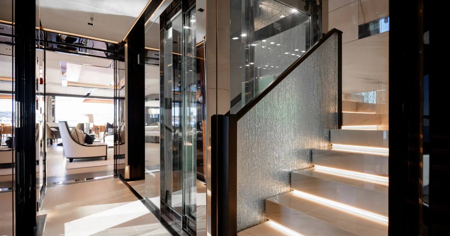 Lady Estey stone staircase 