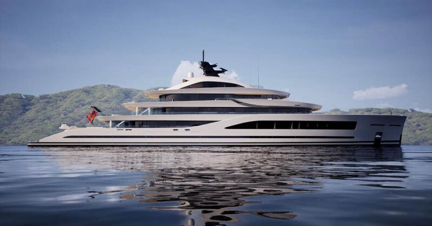 Rendering of Superyacht Project Spyder