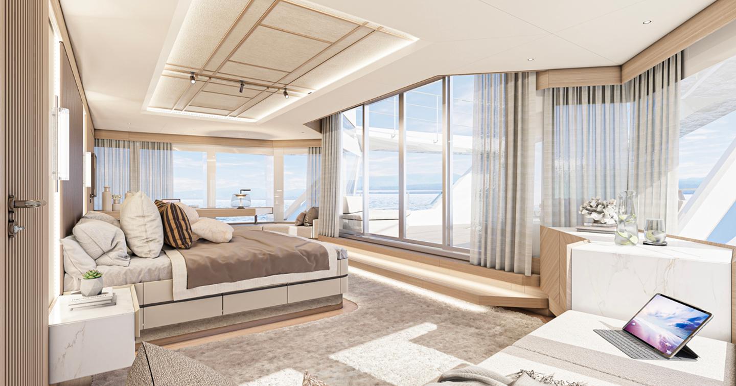 Owner's suite onboard the 45 XP