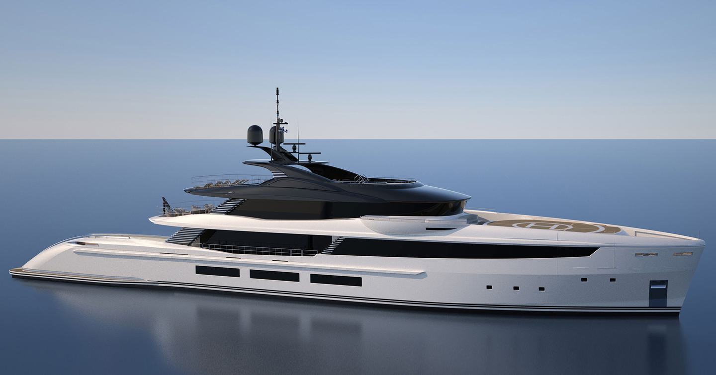 Rendering of Wider 210 at sea.