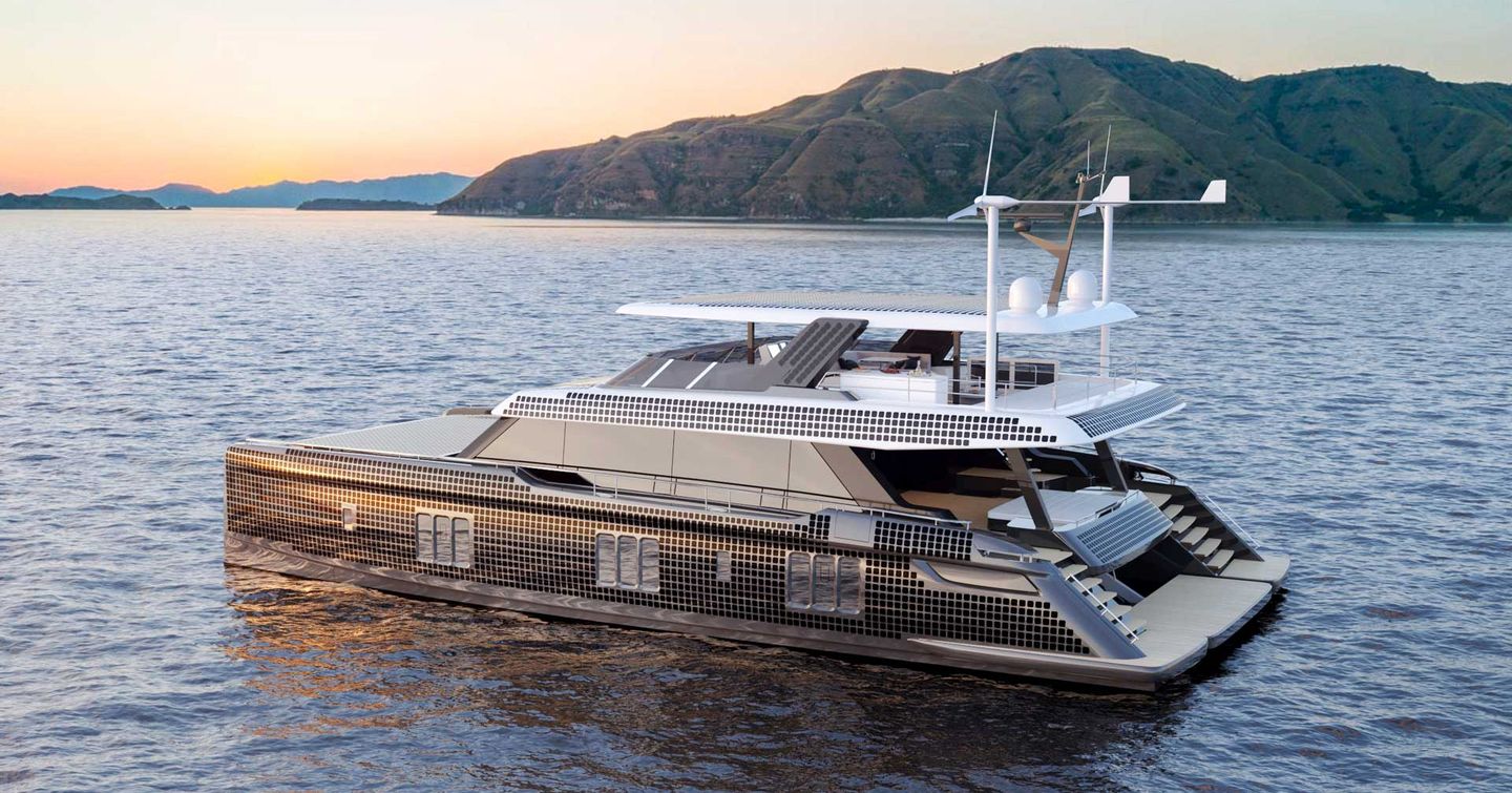 eco yacht, solar yacht, sunreef yacht