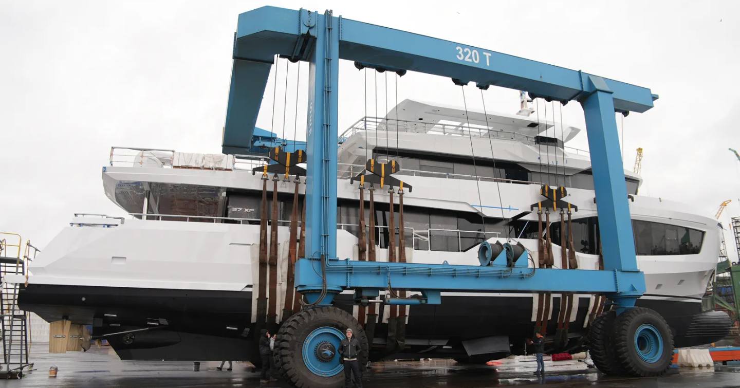 Motor yacht Orpheus at launch