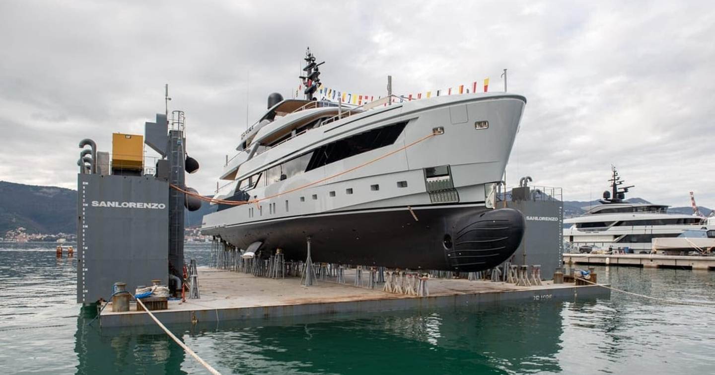 Second Sanlorenzo 50Steel superyacht at launch