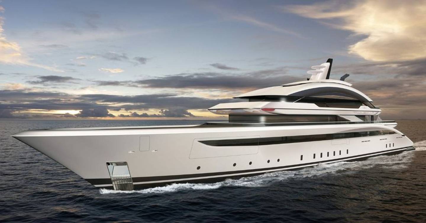 A render of the Simply Custom superyacht concept VOLARE