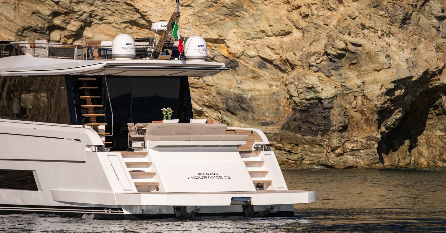 Pardo Yachts E72's aft