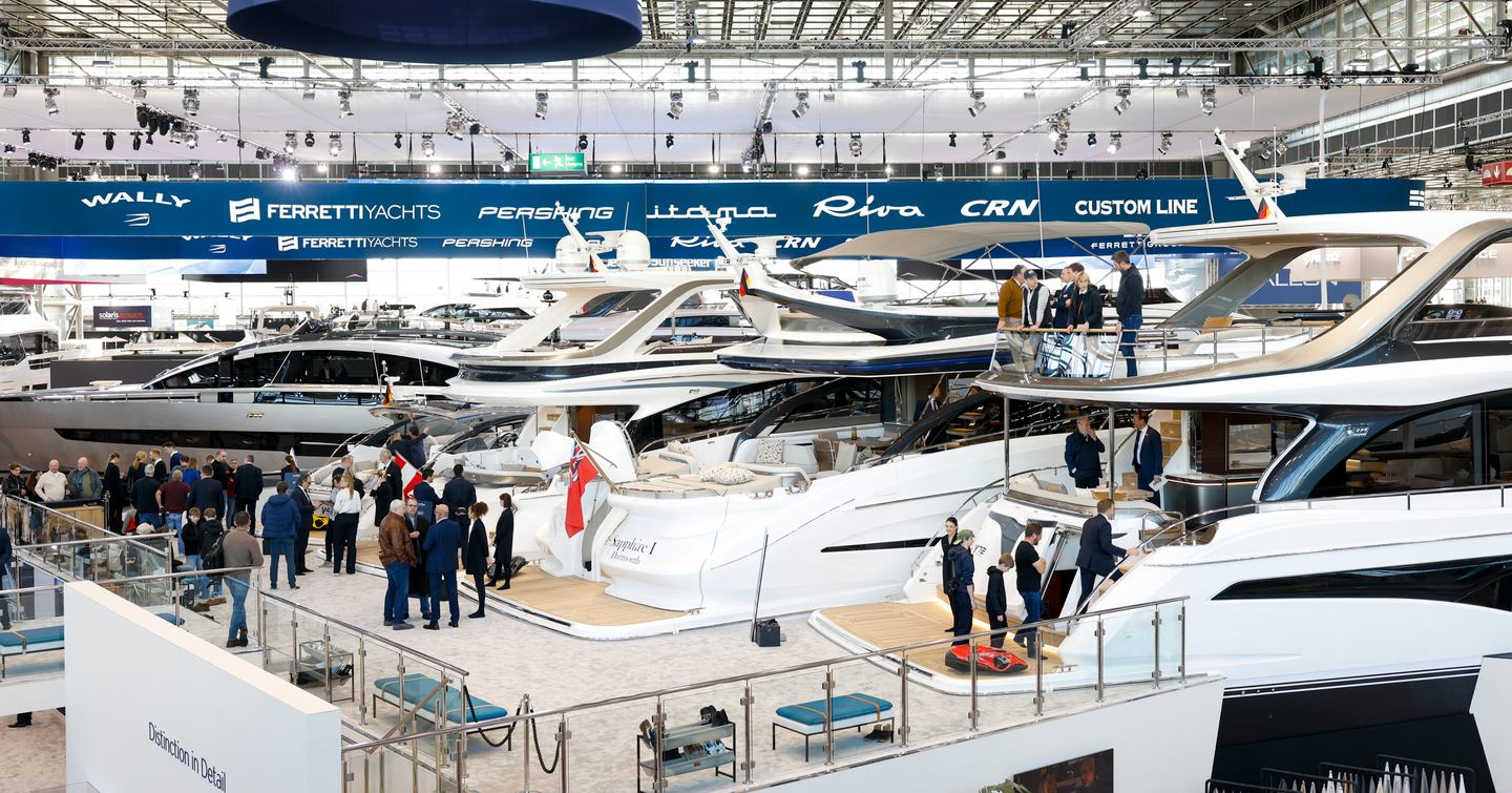 Motor yachts at Boot Düsseldorf 2025