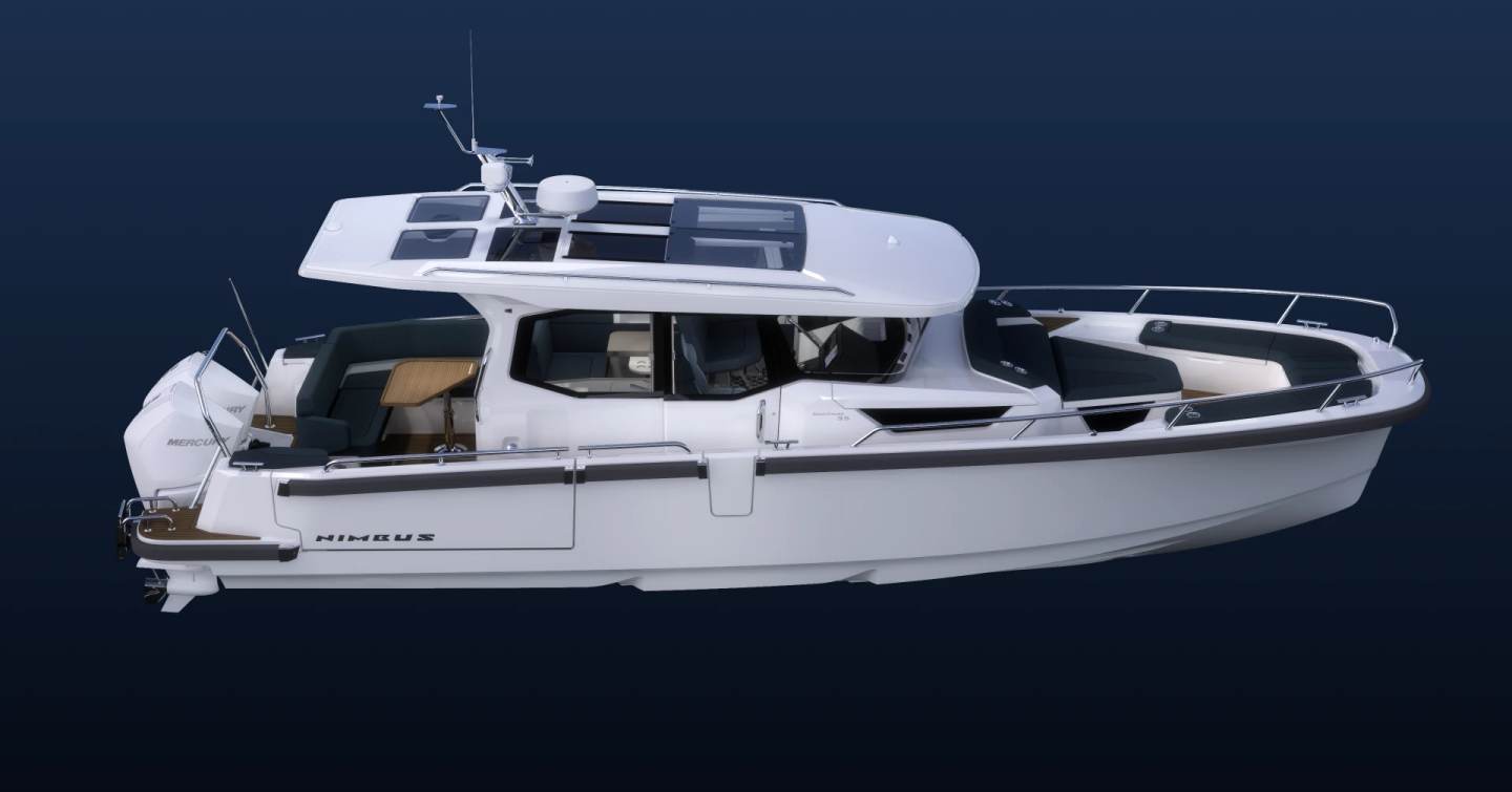 Nimbus Sport Coupé 35 yacht side view 
