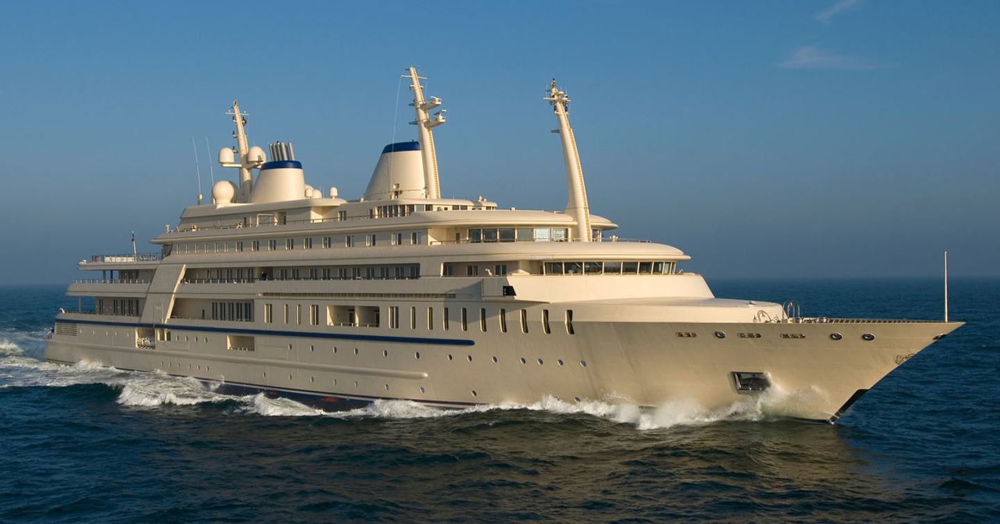 Royal Yacht Al Said yacht underway