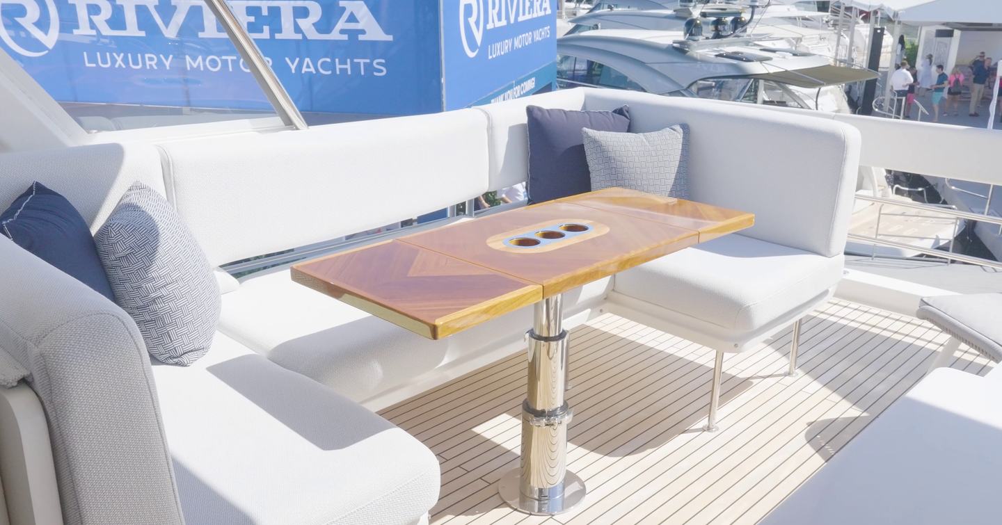 Riviera-78-Motor-Yacht-Enclosed-Bridge-Deck-Review-sundeck-seating