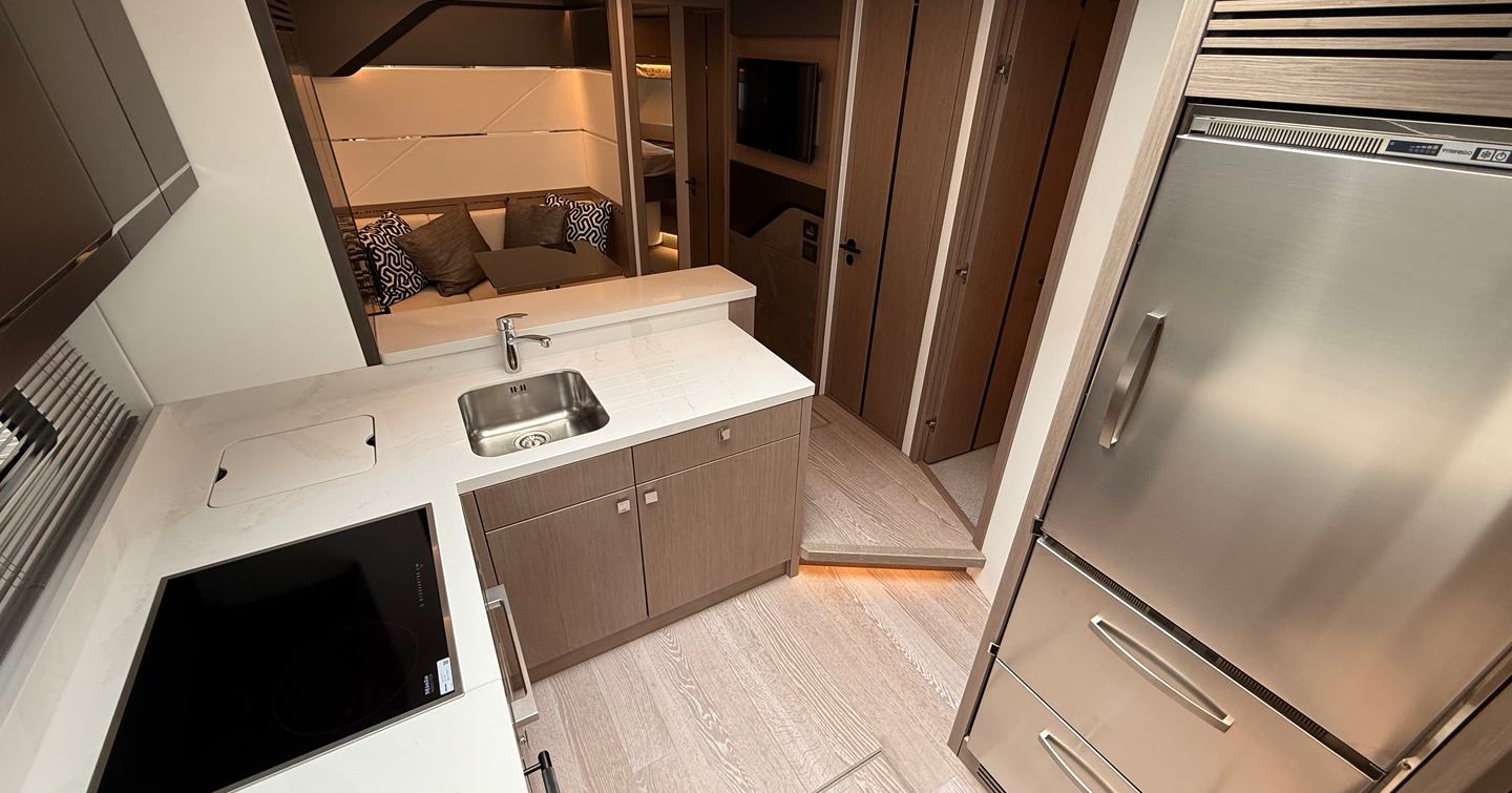 Sunseeker-75-Sport-Yacht-Review-lower-galley