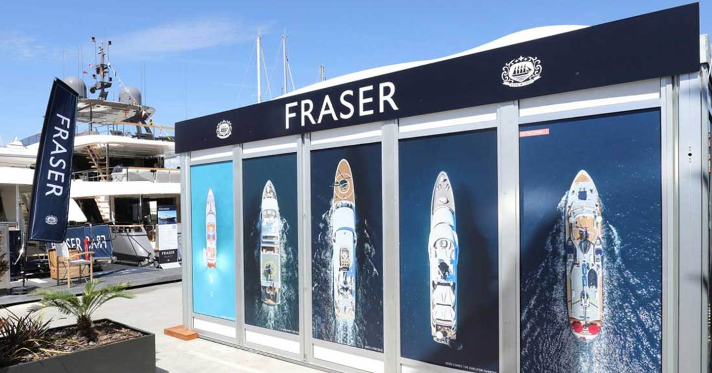 Superyacht for sale stand at FLIBS