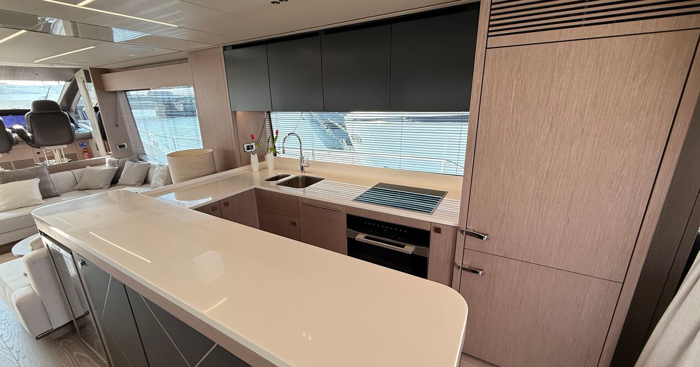 Sunseeker-76-Yacht-Review-galley