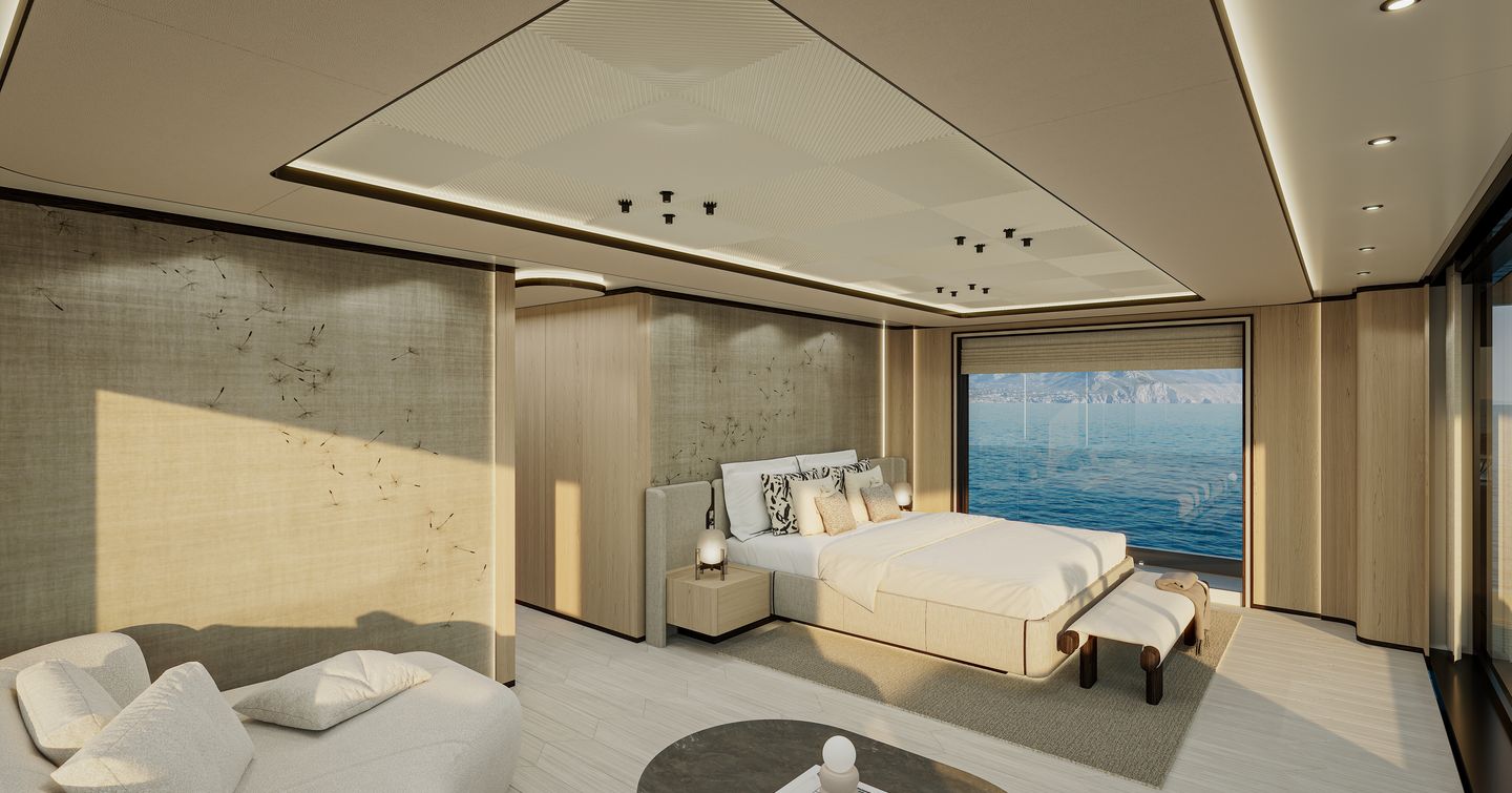 Motor yacht Extra X145 Global master cabin