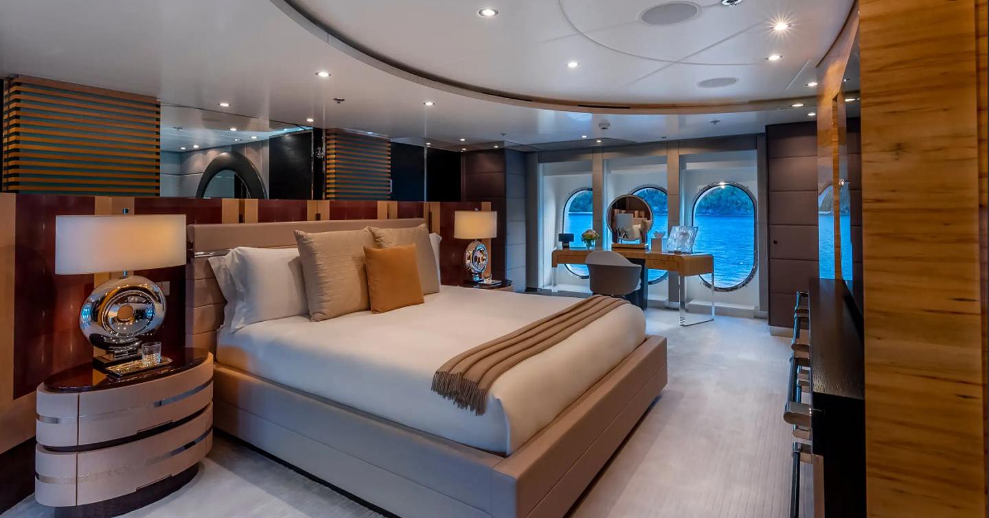 Abeking & Rasmussen Superyacht Scott Free master cabin 