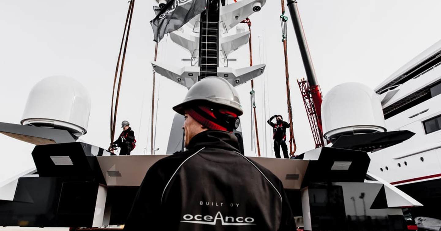 Oceanco Shipyard worker 