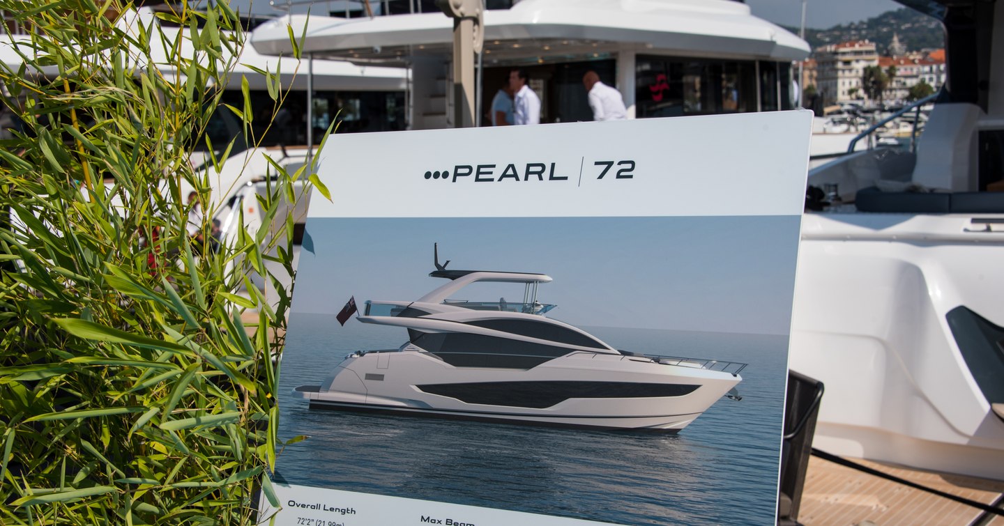 Pearl Yachts 72 stand at Cannes Yachting Festival