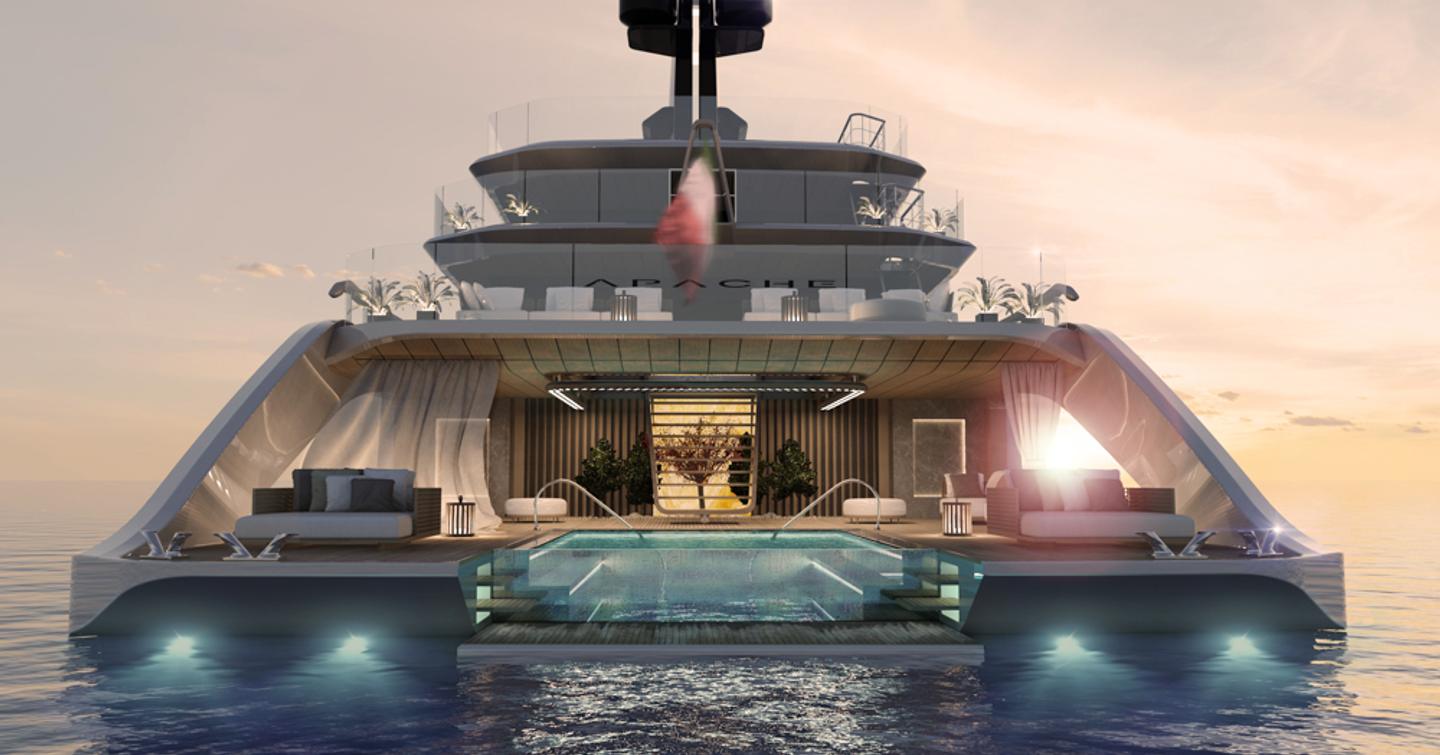 Rendering of Tankoa concept Apache showing beach club