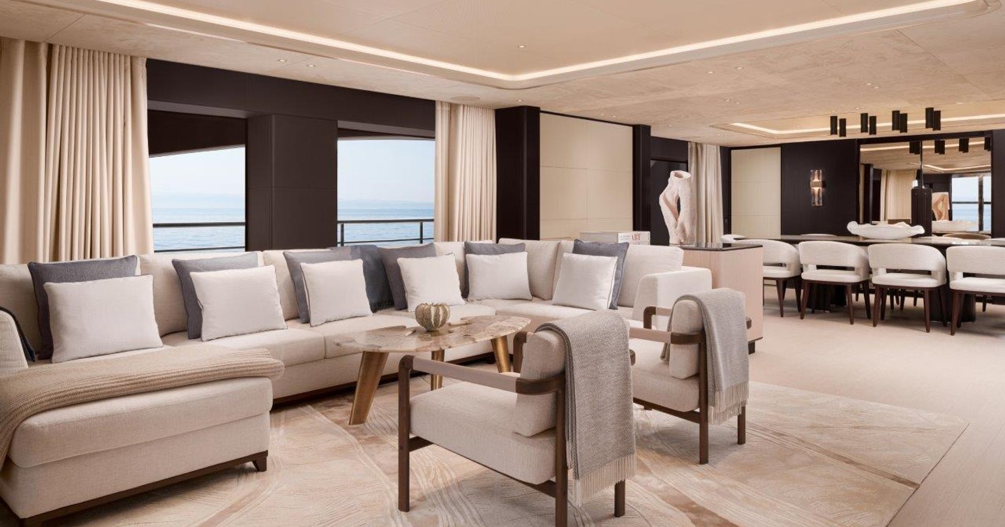 The main deck saloon onboard ASANI