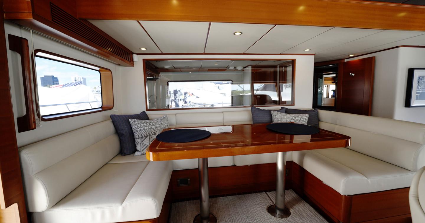 Nordhavn-68-Review-helm-station-dinette