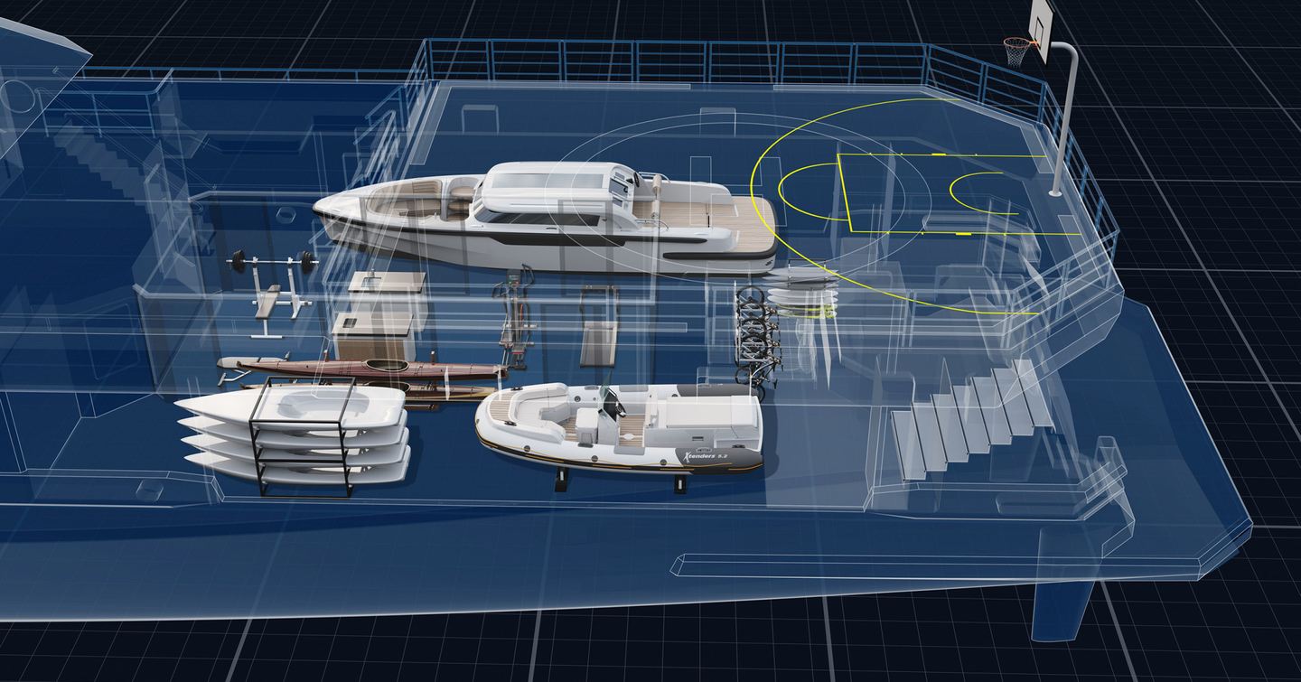 Xplorer 60 tender garage options