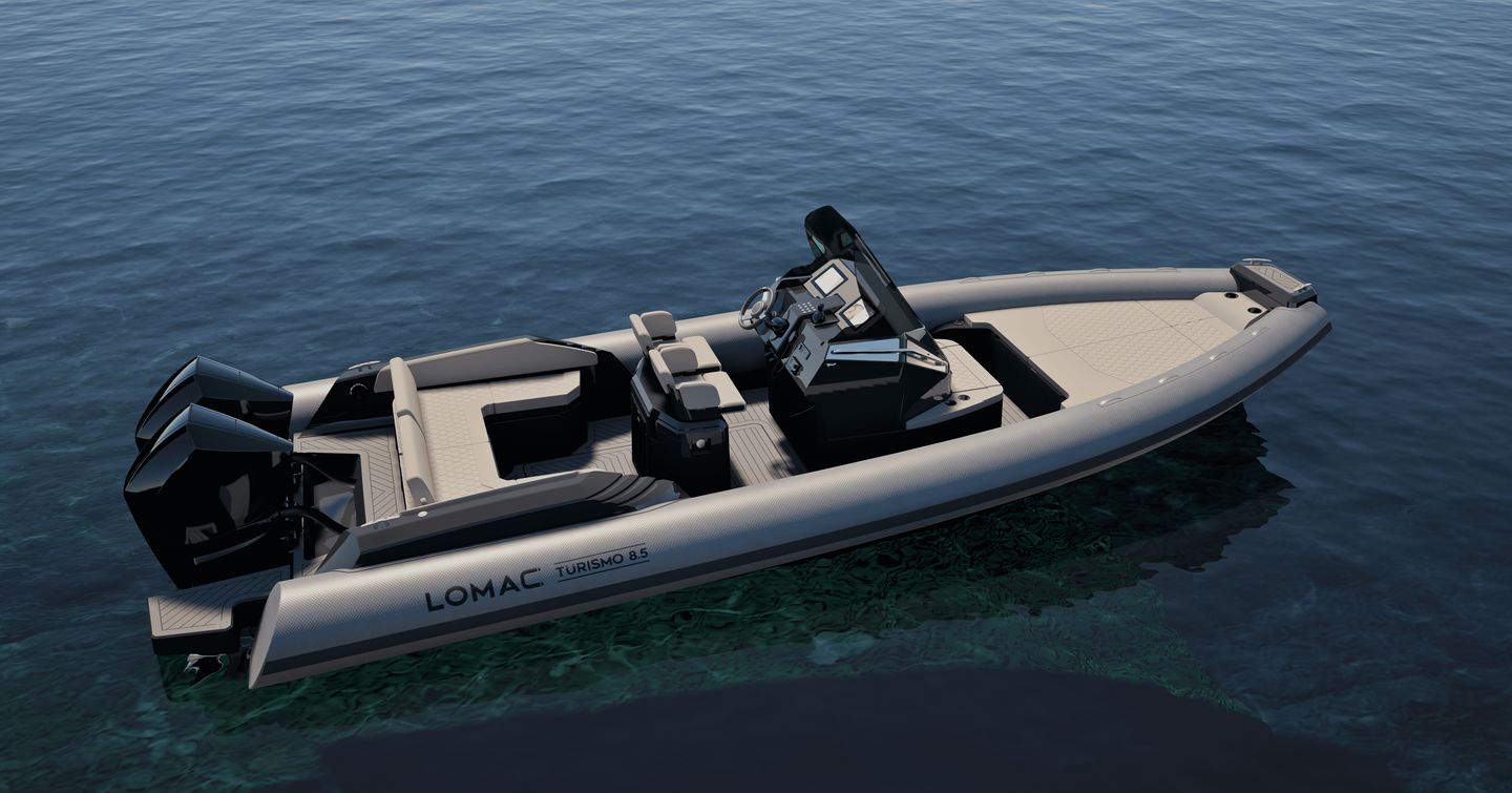 Rendering of Lomac Turismo 8.5m RIB