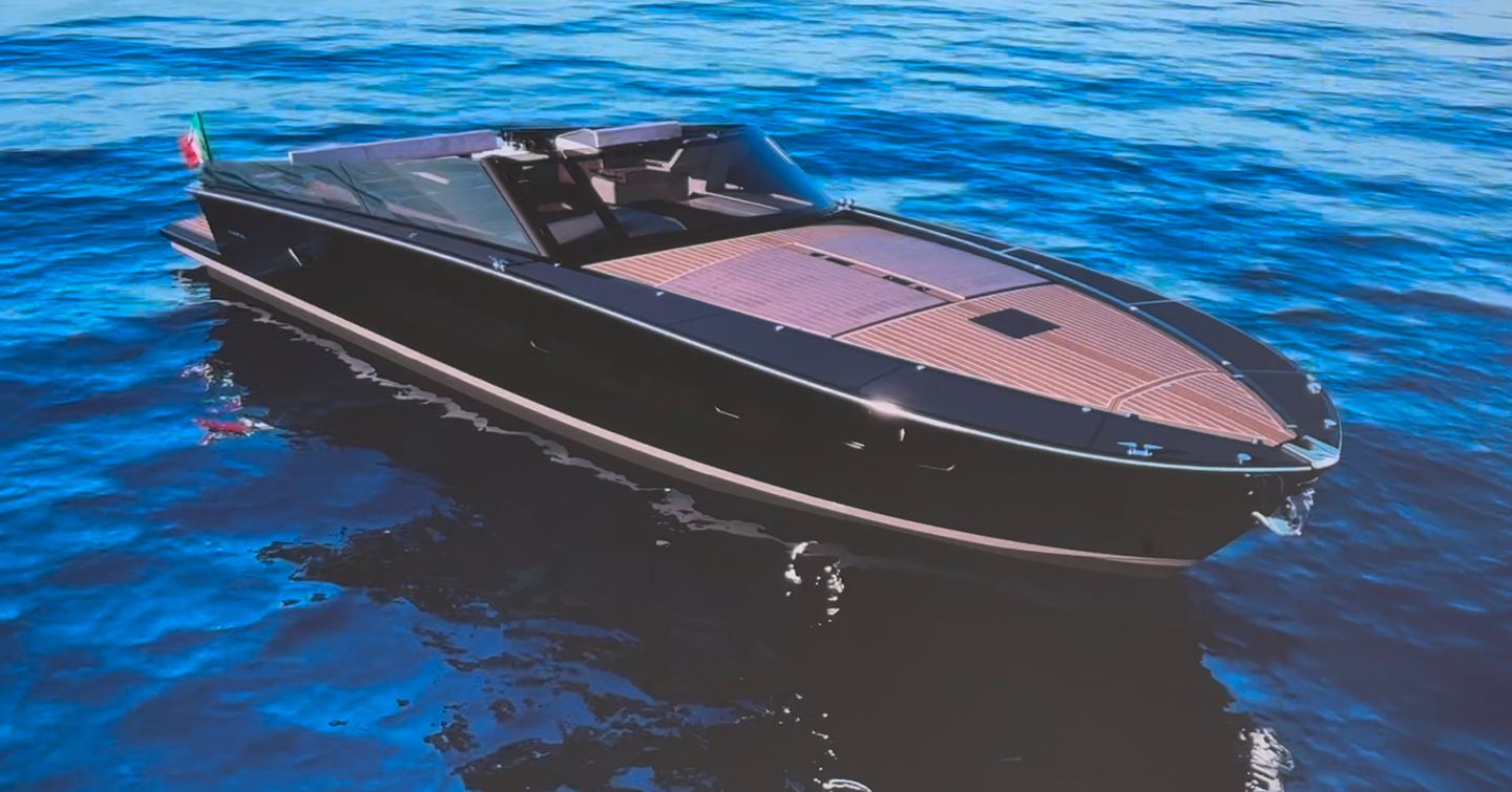 Rendering of Itama 54 Boat foredeck 