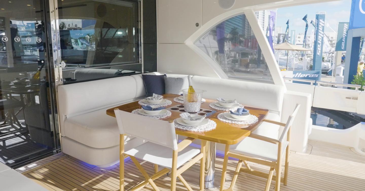 Riviera-78-Motor-Yacht-Enclosed-Bridge-Deck-Review-cockpit