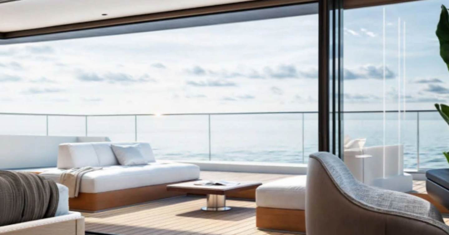  Silver Yachts Project H780 catamaran aft deck rendering 