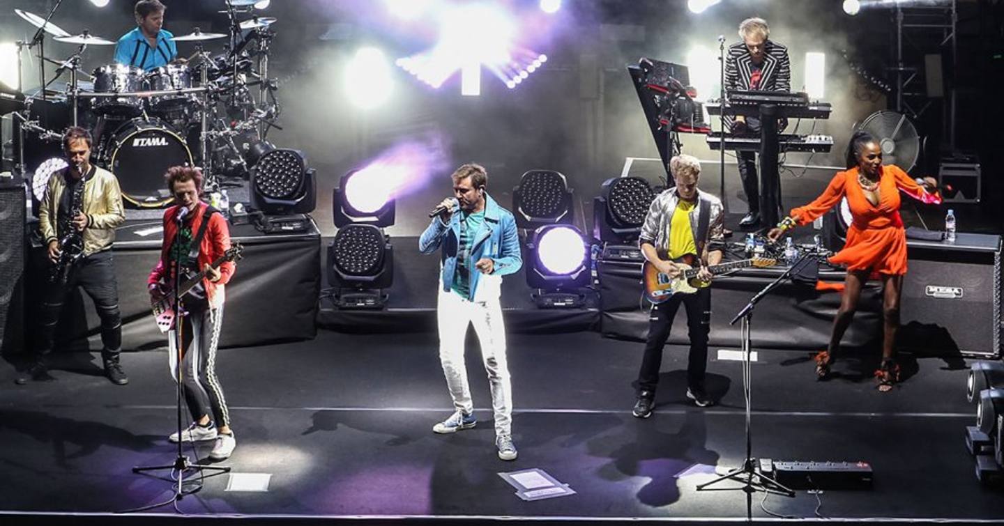 Duran Duran during the performance