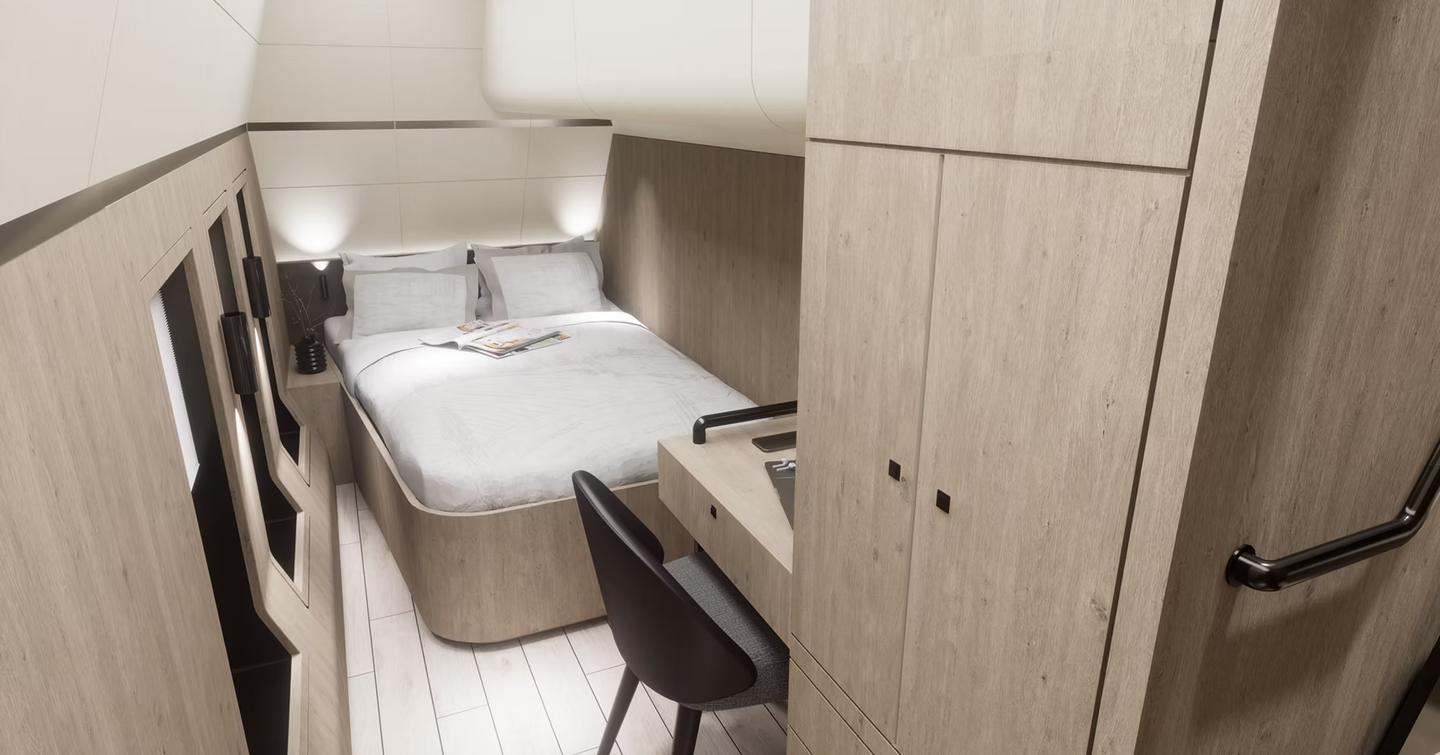 Rendering of Archipelago A40 Explorer Yacht cabin