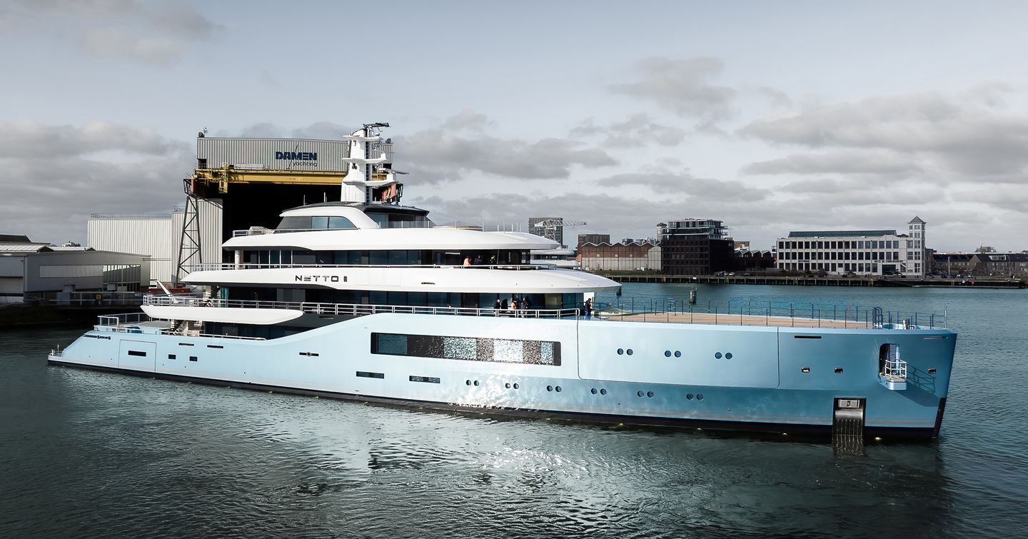 Amels 80 Superyacht Netto II at launch