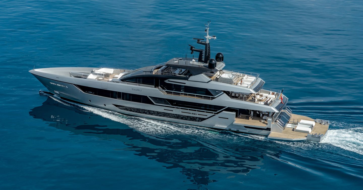 Riva 54Metri underway side view 