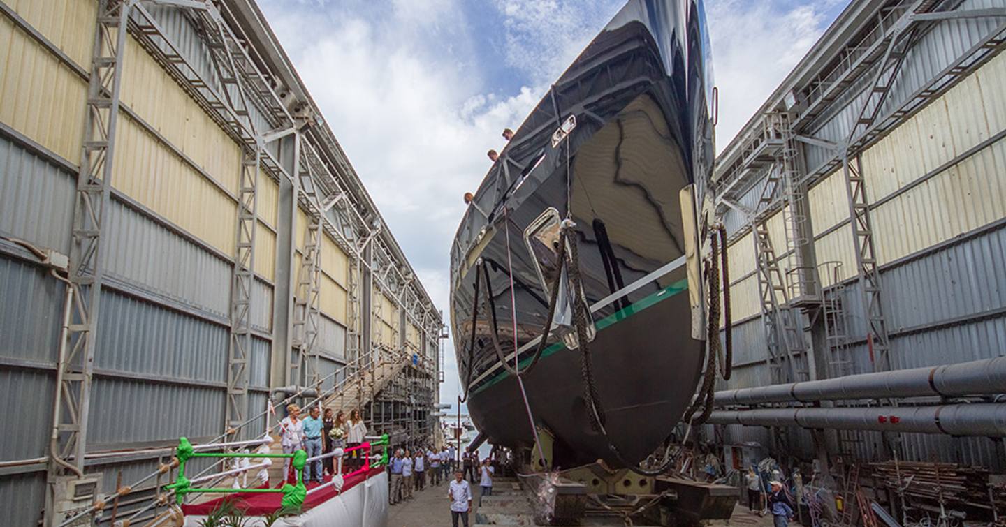 Codesaca superyacht before launch 