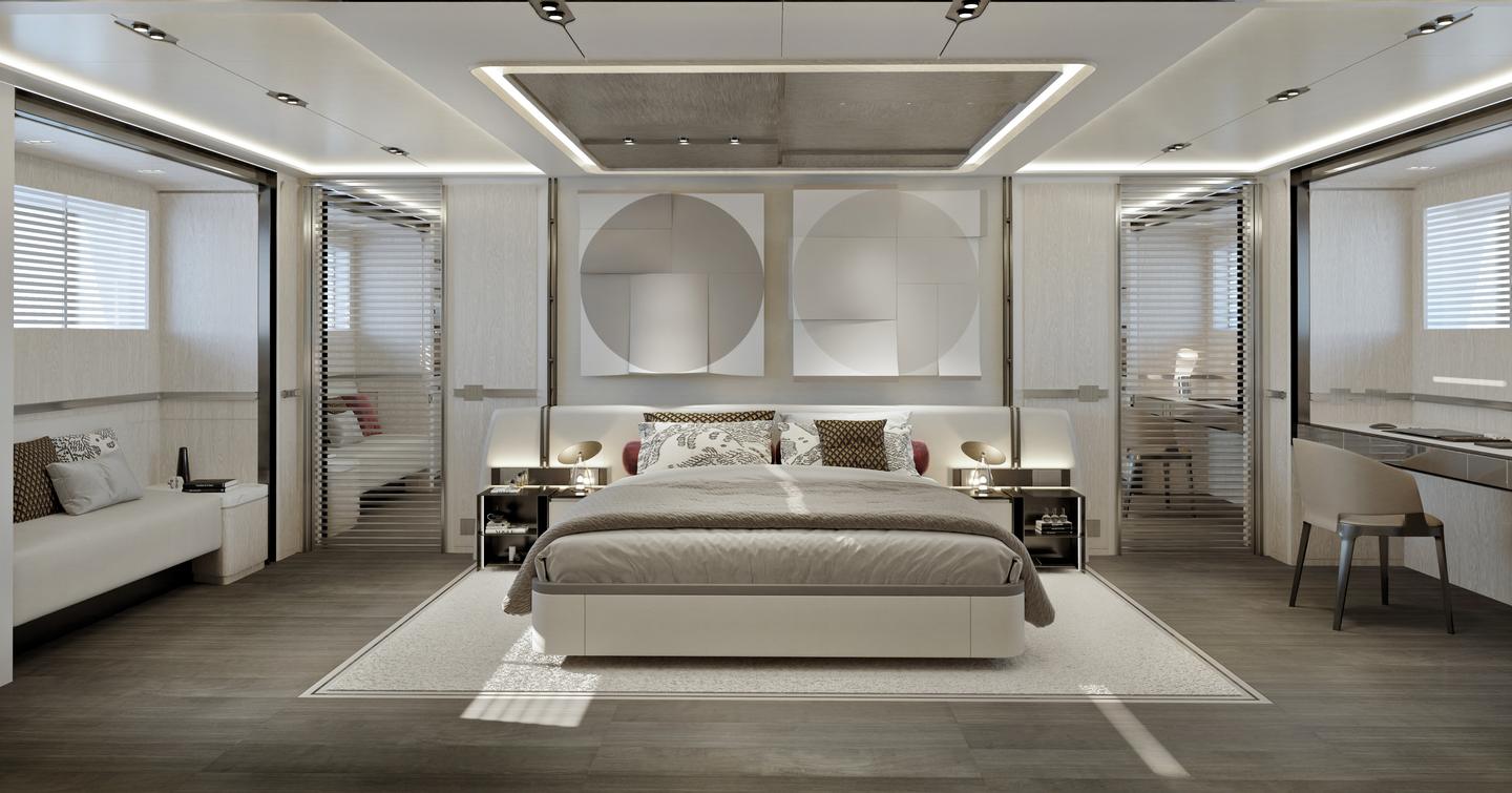 Rendering of Akhir 44's owner's cabin