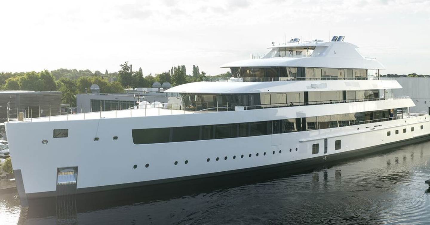 Feadship 716 superyacht at launch