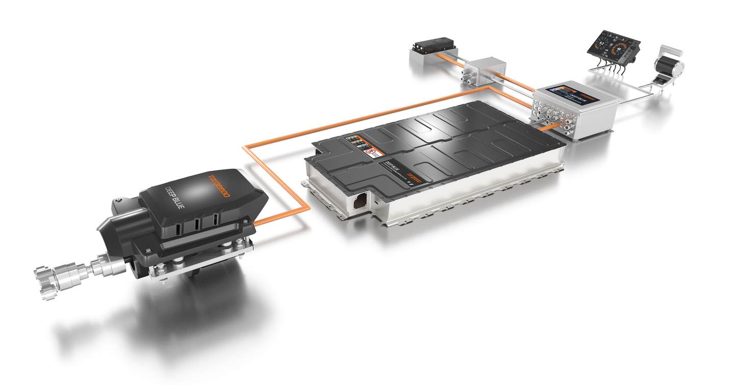 Torqeedo electric tender drivetrain motor inboard