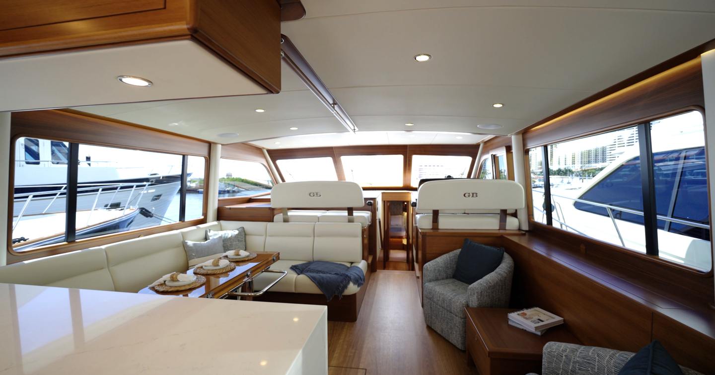 Grand-Banks-GB62-Flybridge-Review-saloon