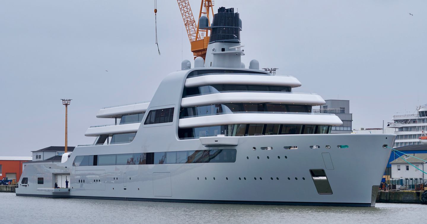 Superyacht SOLARIS in dock