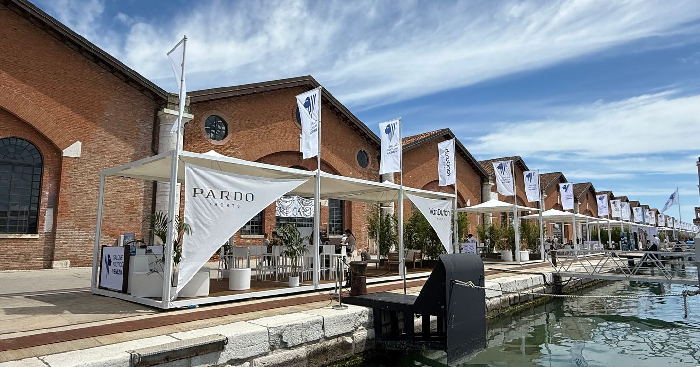 Pardo Yachts stand at Venice Boat Show 2025