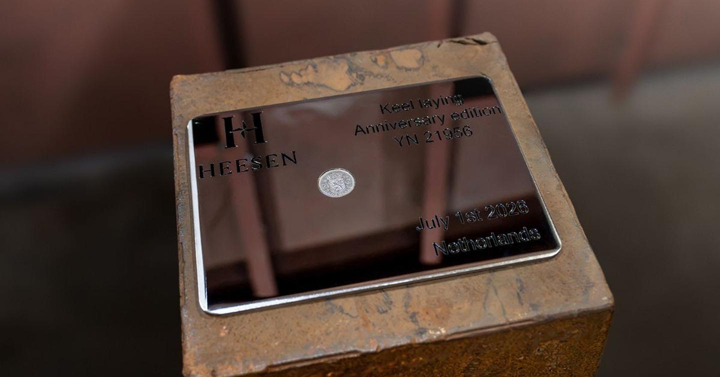 Coin weld for Heesen superyacht Project Kansei 
