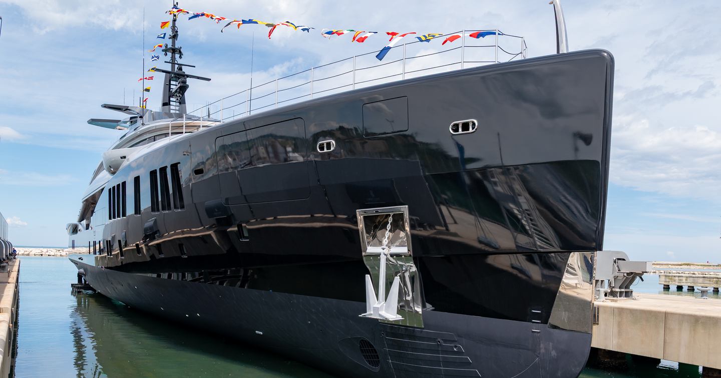 ISA Gran Turismo 67m Superyacht Sea Raider X at launch