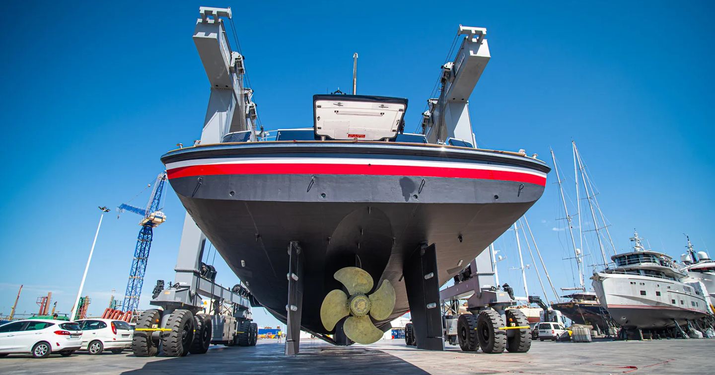 Cheoy Lee Explorer Yacht Avalon 101 propellors post-refit 