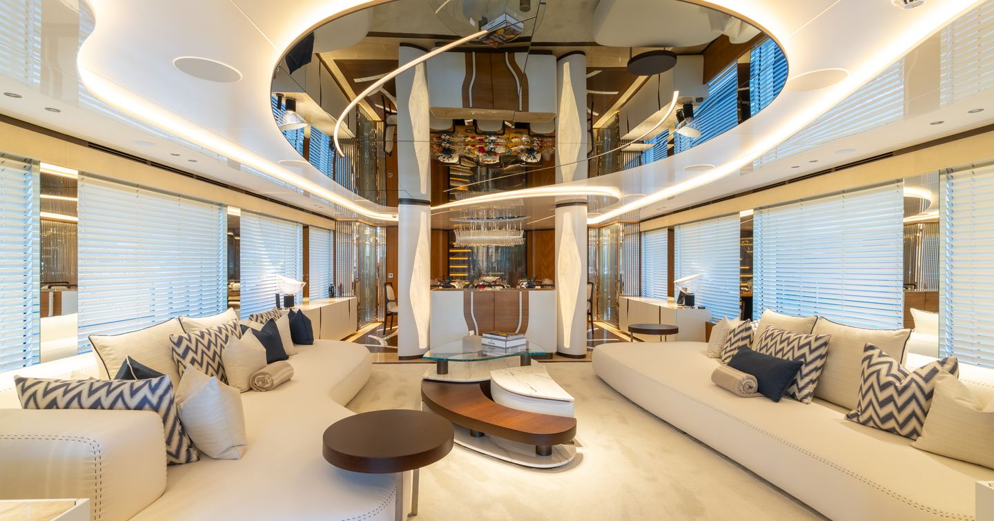 Interiors onboard superyacht ETERNAL SPARK