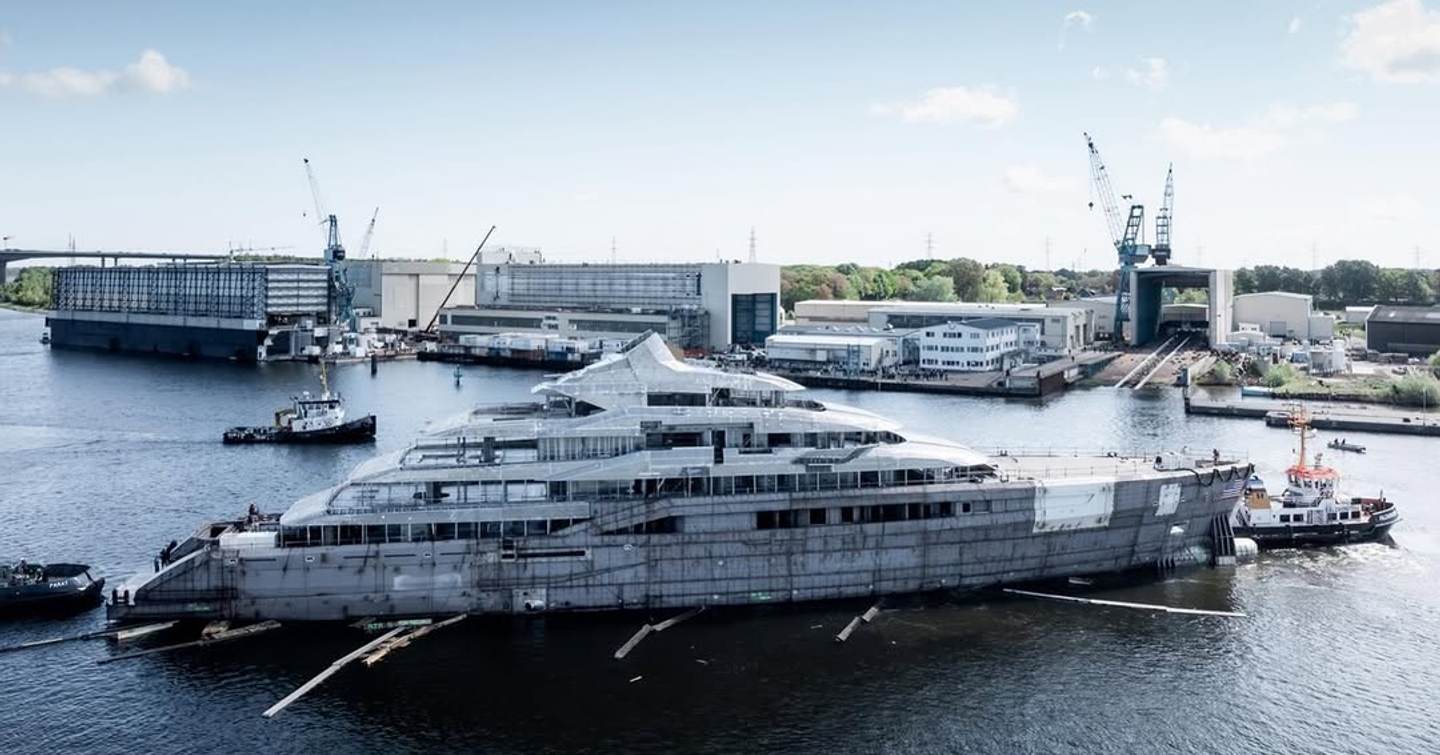 Superyacht Project Ziggy pre-outftting at technical launch