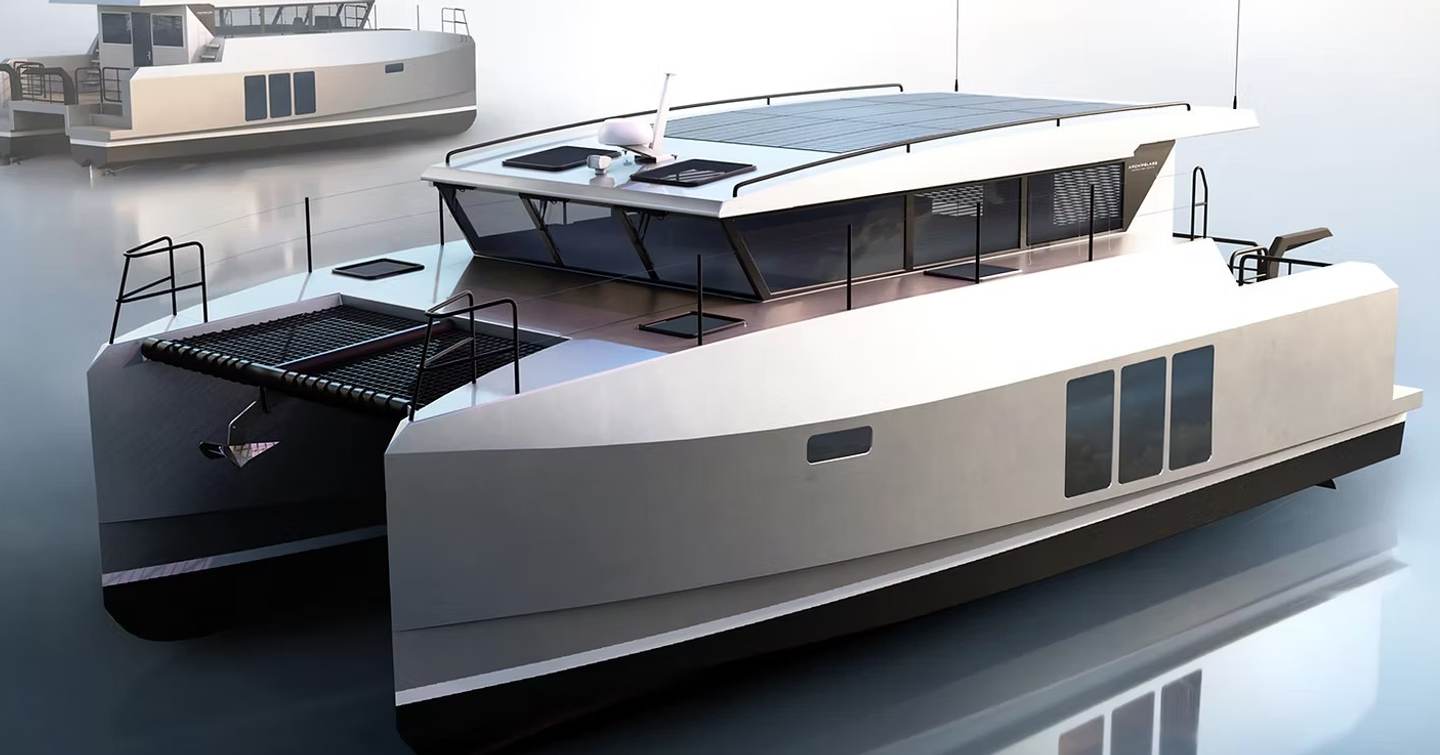 Rendering of Archipelago A40 Explorer Yacht 
